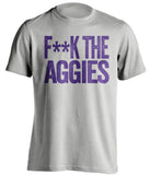FUCK THE AGGIES - LSU Tigers Fan T-Shirt - Text Design - Beef Shirts