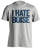 i hate boise state nevada wolf pack grey tshirt