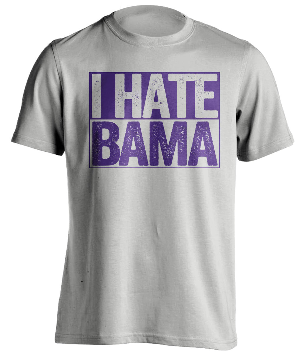 I Hate Bama - LSU Tigers T-Shirt - Box Design