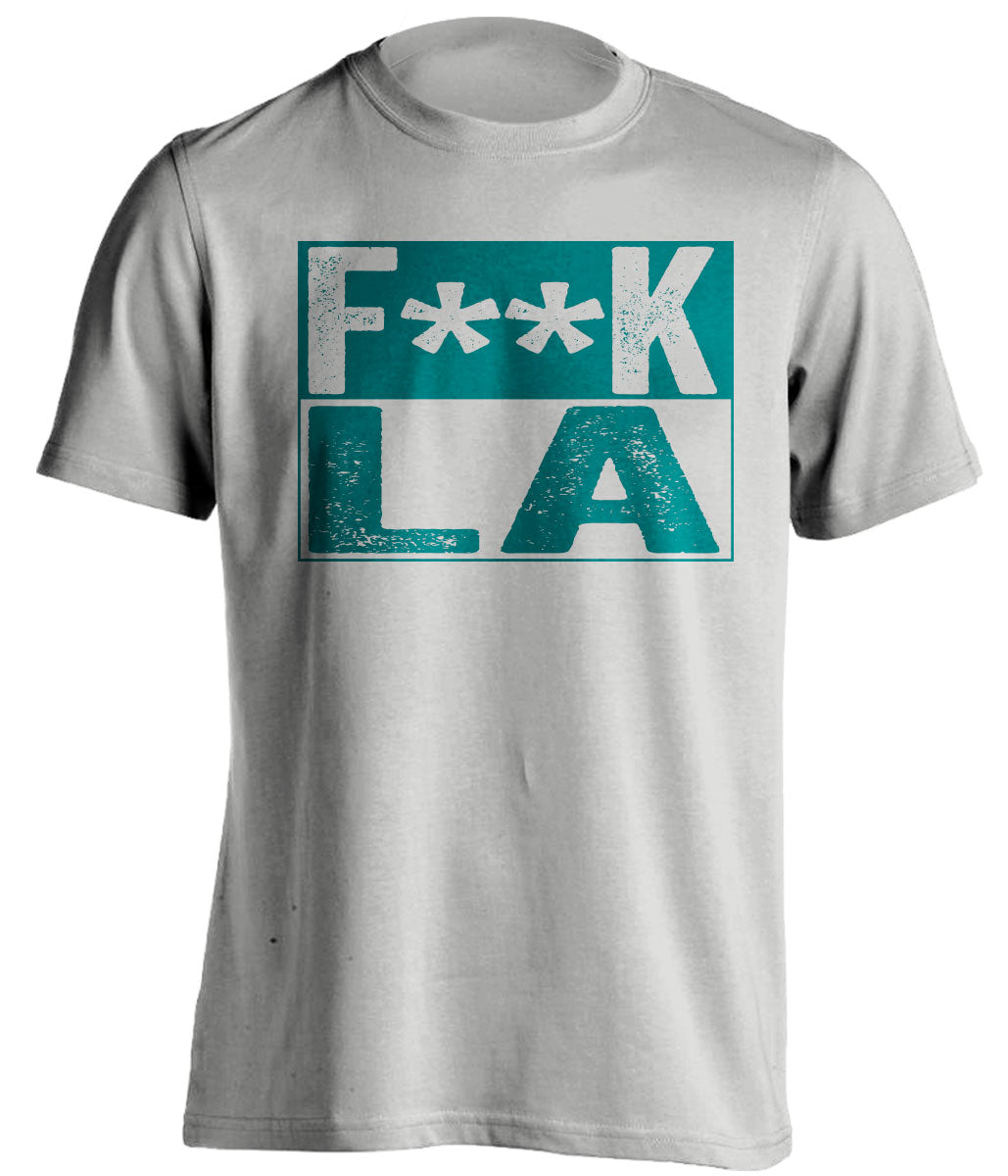 fuck la kings san jose sharks grey shirt censored