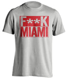 fuck miami censored grey shirt bearcats fans