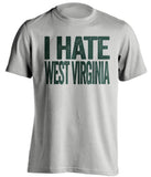 i hate west virginia baylor bears grey tshirt