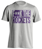 fuck the rockets utah jazz grey shirt censored
