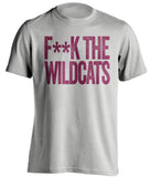 FUCK THE WILDCATS - Wildcaters Haters Shirt - Red and Gold Version - Text Design - Beef Shirts