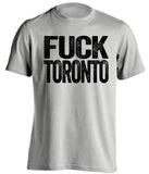 fuck toronto raptors brooklyn nets grey tshirt uncensored