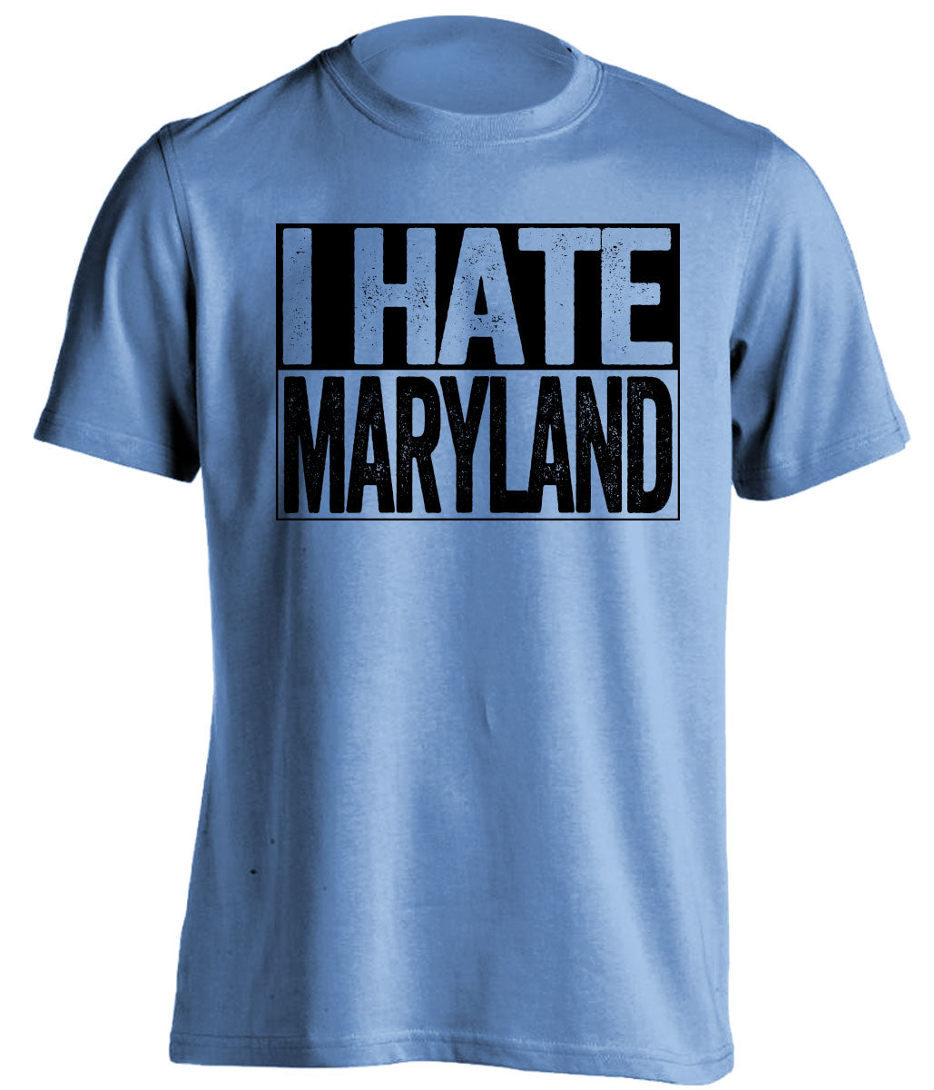 i hate maryland terps john hopkins blue jays blue shirt