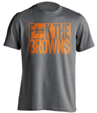 fuck the browns cleveland fan grey shirt censored