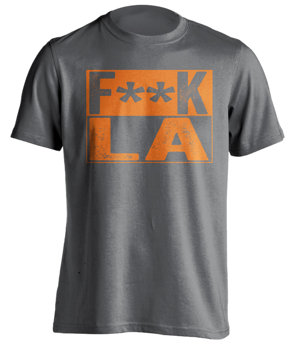 fuck LA rams dodgers bears broncos astros fan grey shirt censored