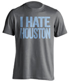 i hate houston texans tennessee titans grey tshirt