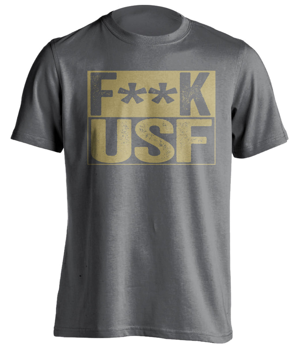 fuck usf censored grey shirt for ucf knights fans