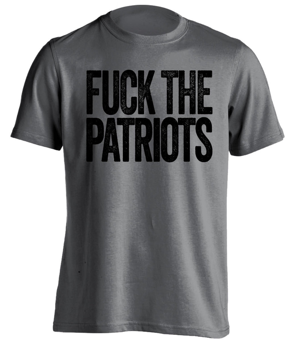 FUCK THE PATRIOTS Oakland Raiders grey Shirt
