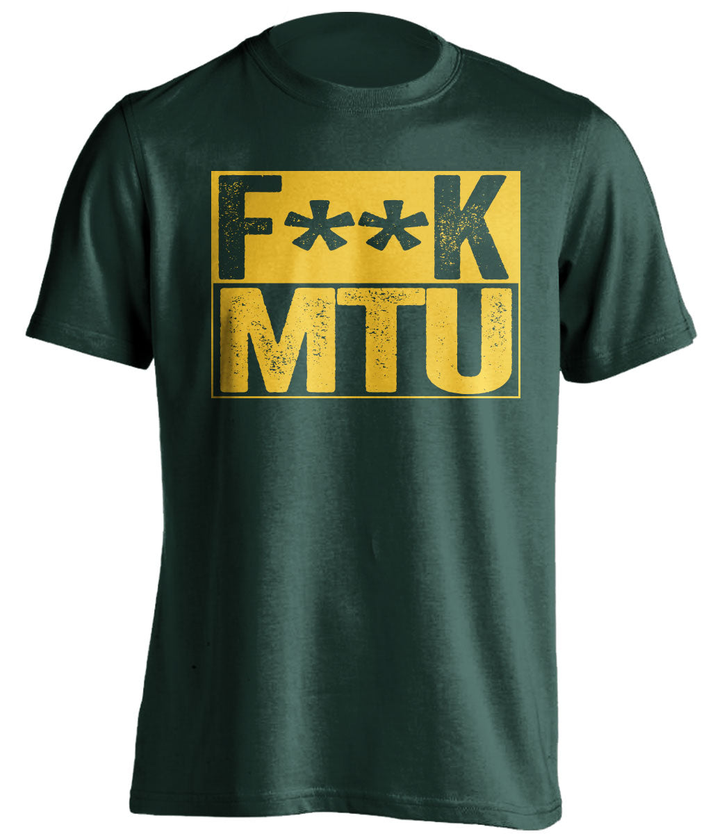 fuck mtu censored green shirt for NMU fans