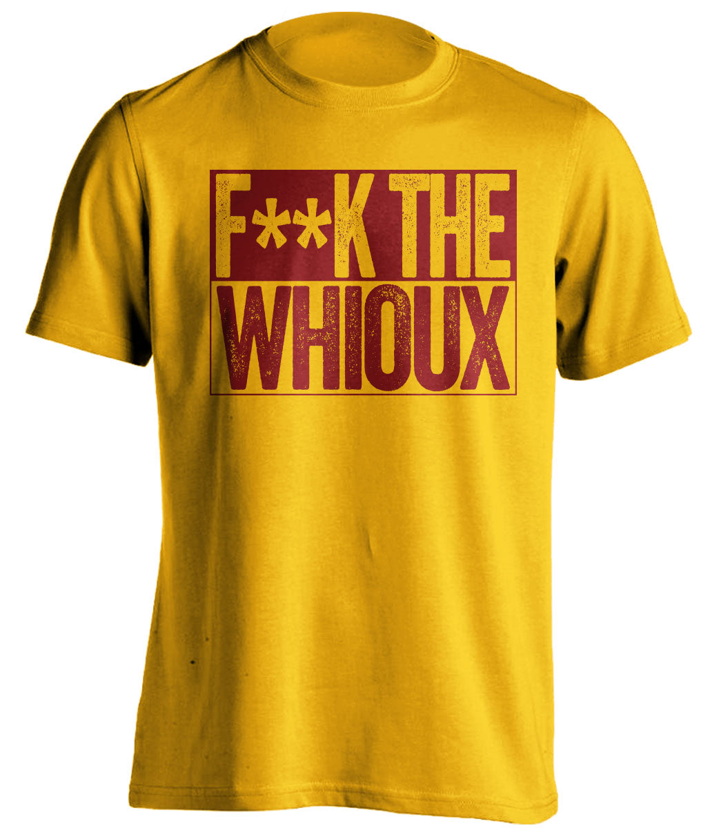 fuck the whioux censored gold shirt minnesota gophers fan