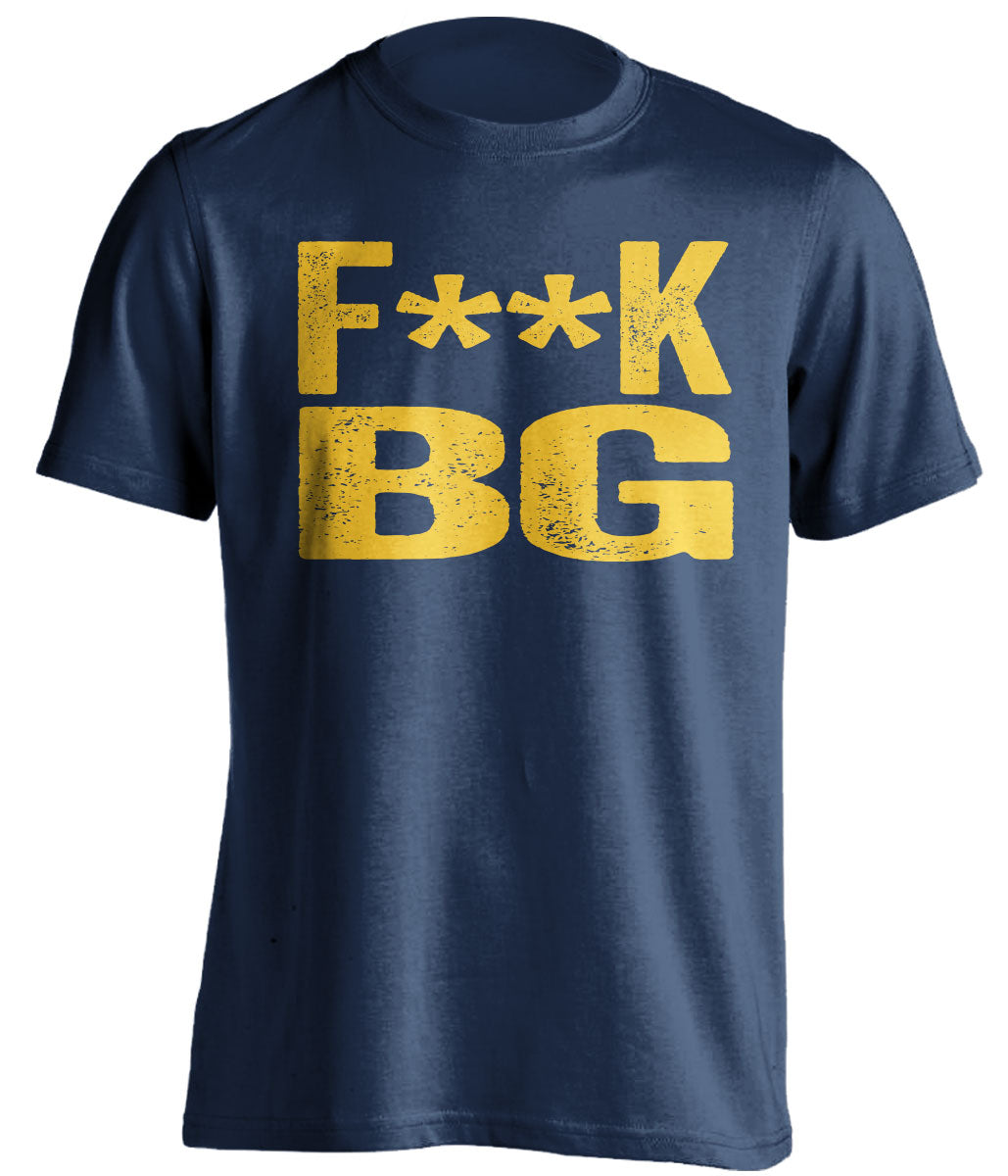 fuck bg bgsu censored navy tshirt for toledo fans