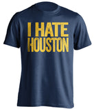 i hate houston rockets utah jazz navy tshirt