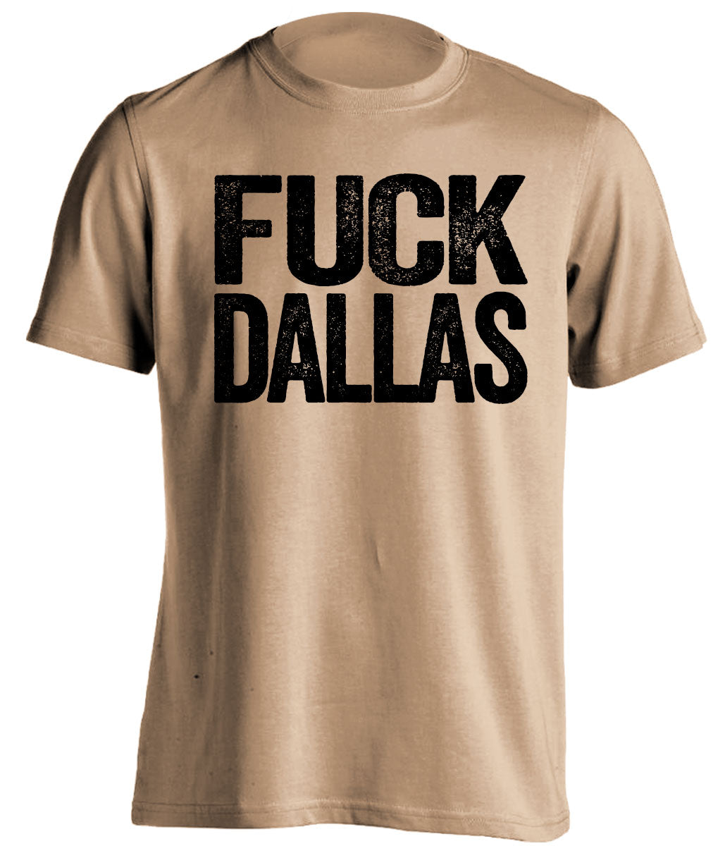 fuck dallas cowboys new orleans saints old gold tshirt uncensored