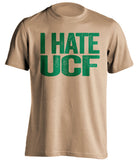 i hate ucf old gold tshirt for usf bulls fans 
