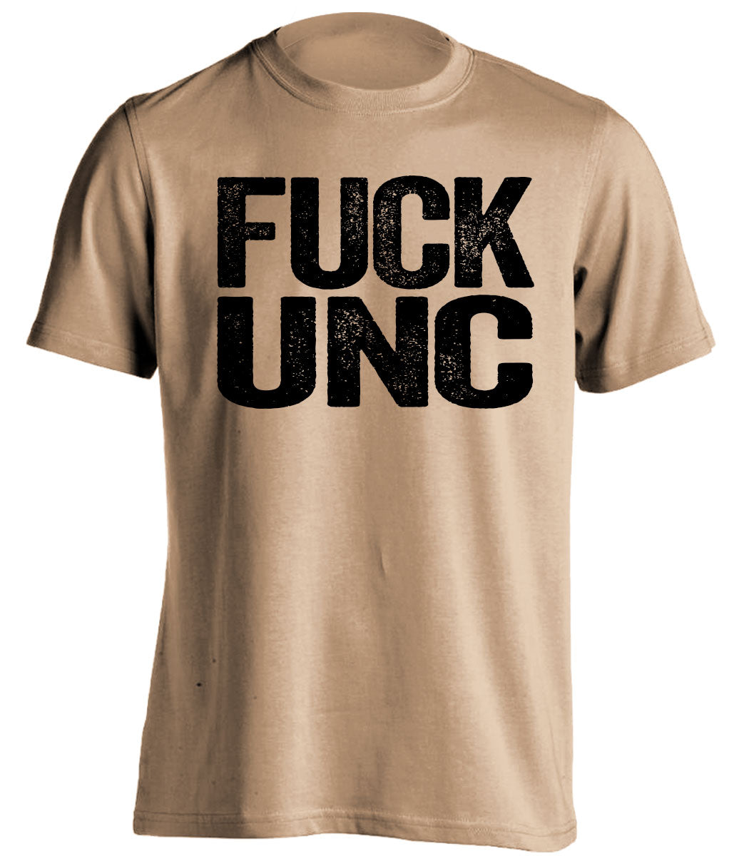 fuck unc wake forest fan old gold shirt uncensored
