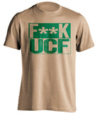 fuck ucf censored old gold shirt for usf bulls fans