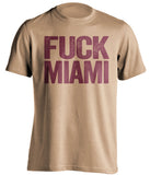 fuck miami seminoles fan gift
