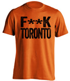 fuck toronto blue jays baltimore orioles orange tshirt censored
