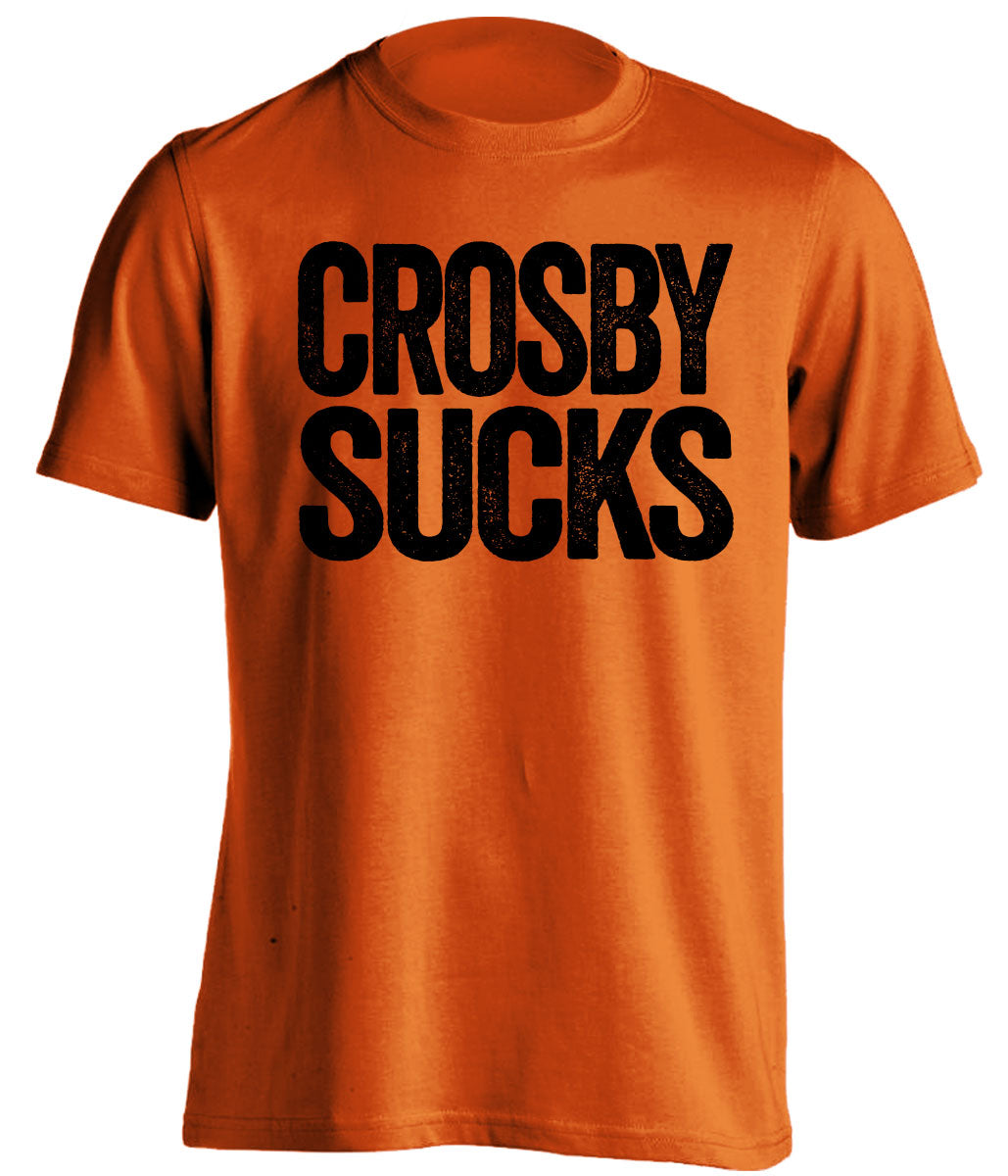 crosby sucks orange shirt for flyers fans