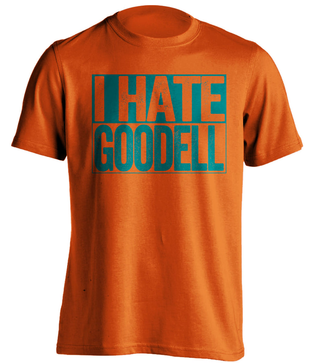 i hate goodell orange shirt miami dolphins fans