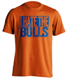 i hate the bulls new york knicks fan orange shirt