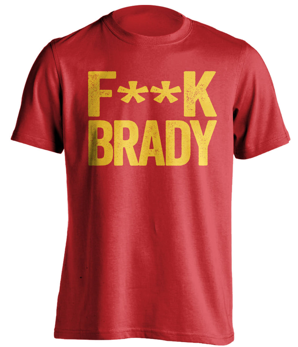 fuck brady kc chiefs red censored shirt