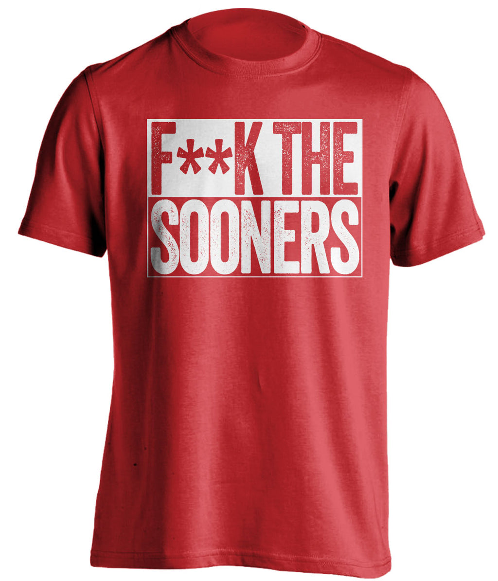 fuck the sooners censored red shirt nebraska fans