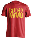 fuck wvu uncensored red shirt for maryland terps fans
