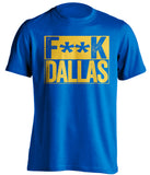 fuck dallas stars mavs GSW st louis blues blue shirt censored