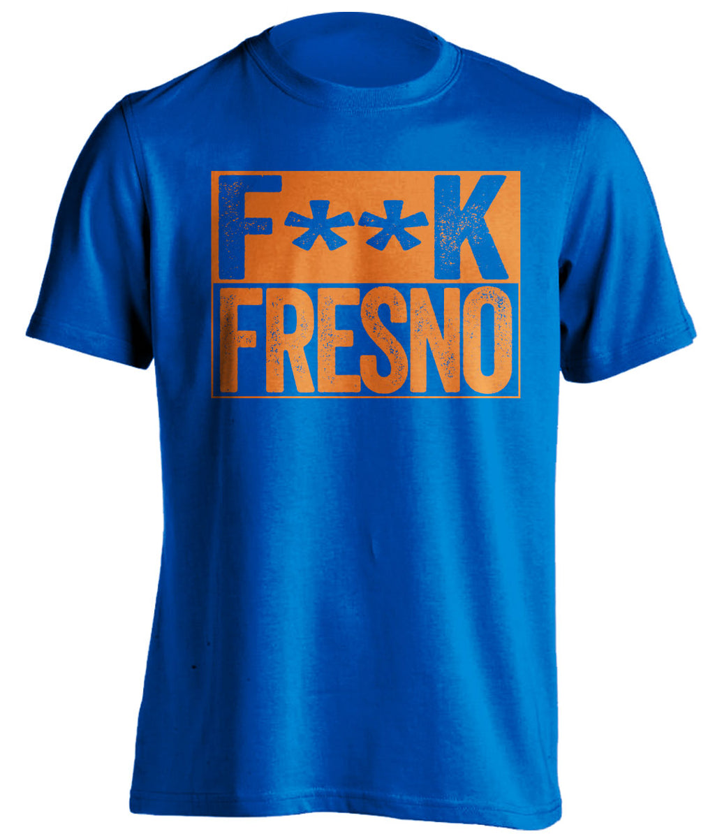 fuck fresno state boise broncos blue shirt censored