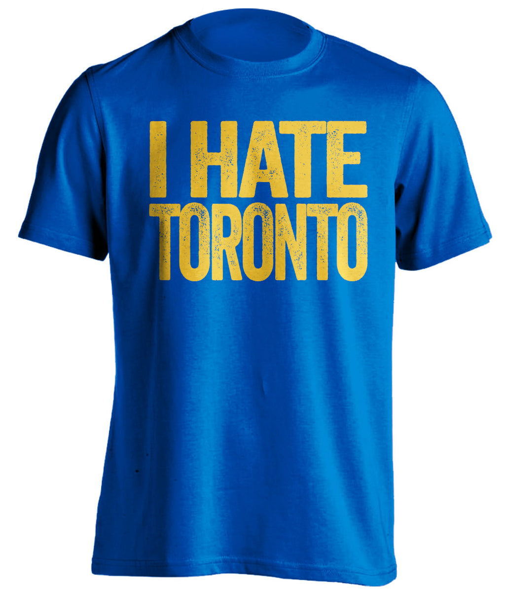 i hate toronto leafs buffalo sabres blue tshirt