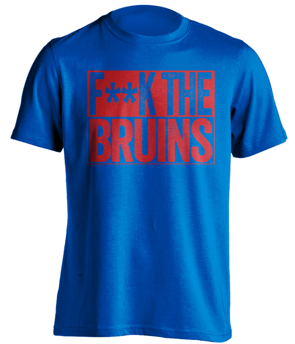 fuck the bruins censored blue shirt montreal habs fans