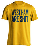 west ham are shirt gold millwall fc shirt
