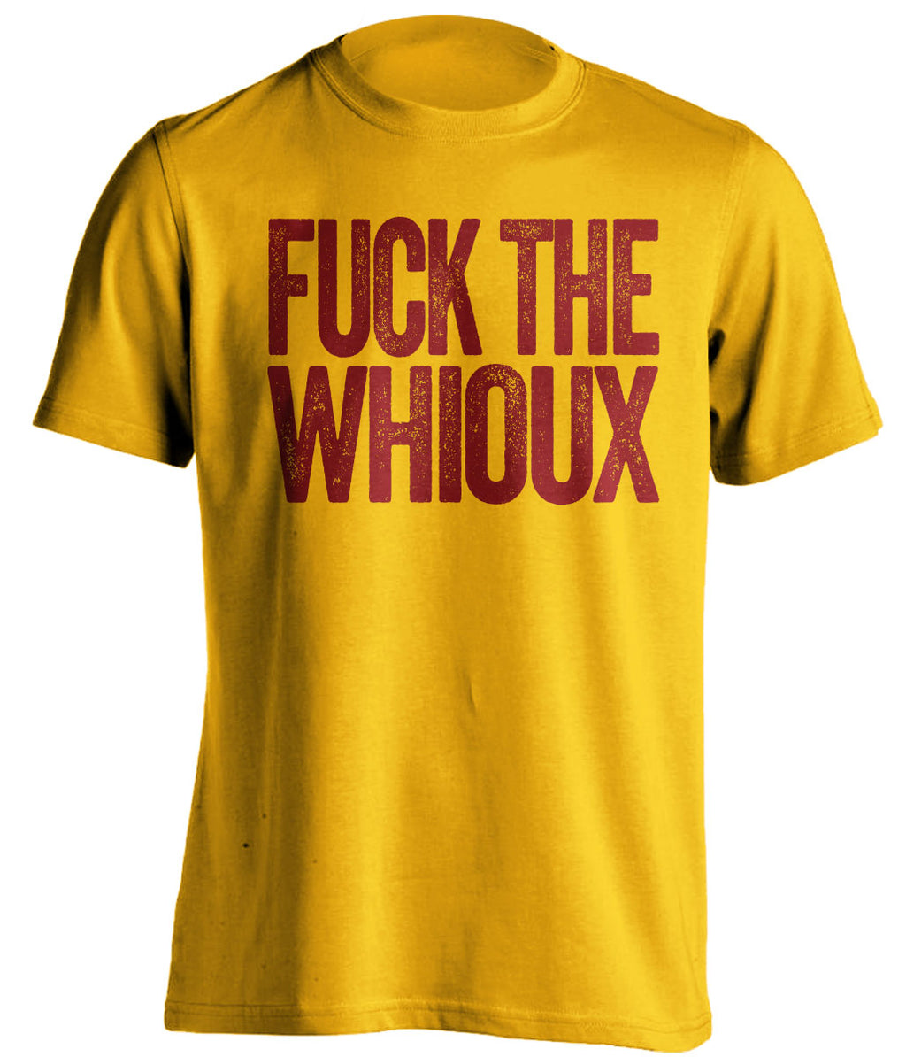 fuck the whioux uncensored gold tshirt minnesota gophers fan