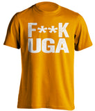 fuck uga censored orange tshirt for vols fans