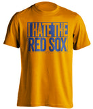 new york mets orange shirt hate the red sox
