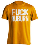 fuck auburn uncensored orange tshirt tennesse vols fan