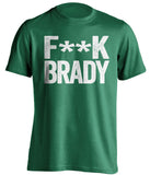 fuck brady new york jets green shirt censored