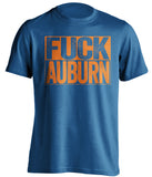 fuck auburn for gators fan blue shirt uncensored