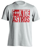 fuck the astros angels fan white tshirt censored