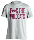 FUCK THE WILDCATS - Wildcaters Haters Shirt - Red and Gold Version - Text Design - Beef Shirts