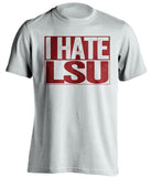 I Hate LSU - Texas A&M Aggies Fan T-Shirt - Box Design - Beef Shirts