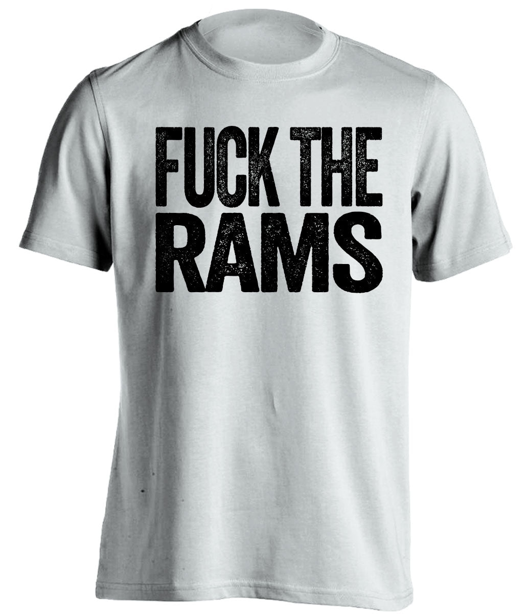oakland raiders white shirt fuck the rams uncensored