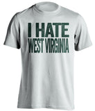 i hate west virginia baylor bears white tshirt