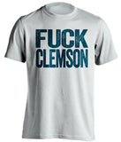 FUCK CLEMSON - Georgia Tech Yellow Jackets T-Shirt - Text Design
