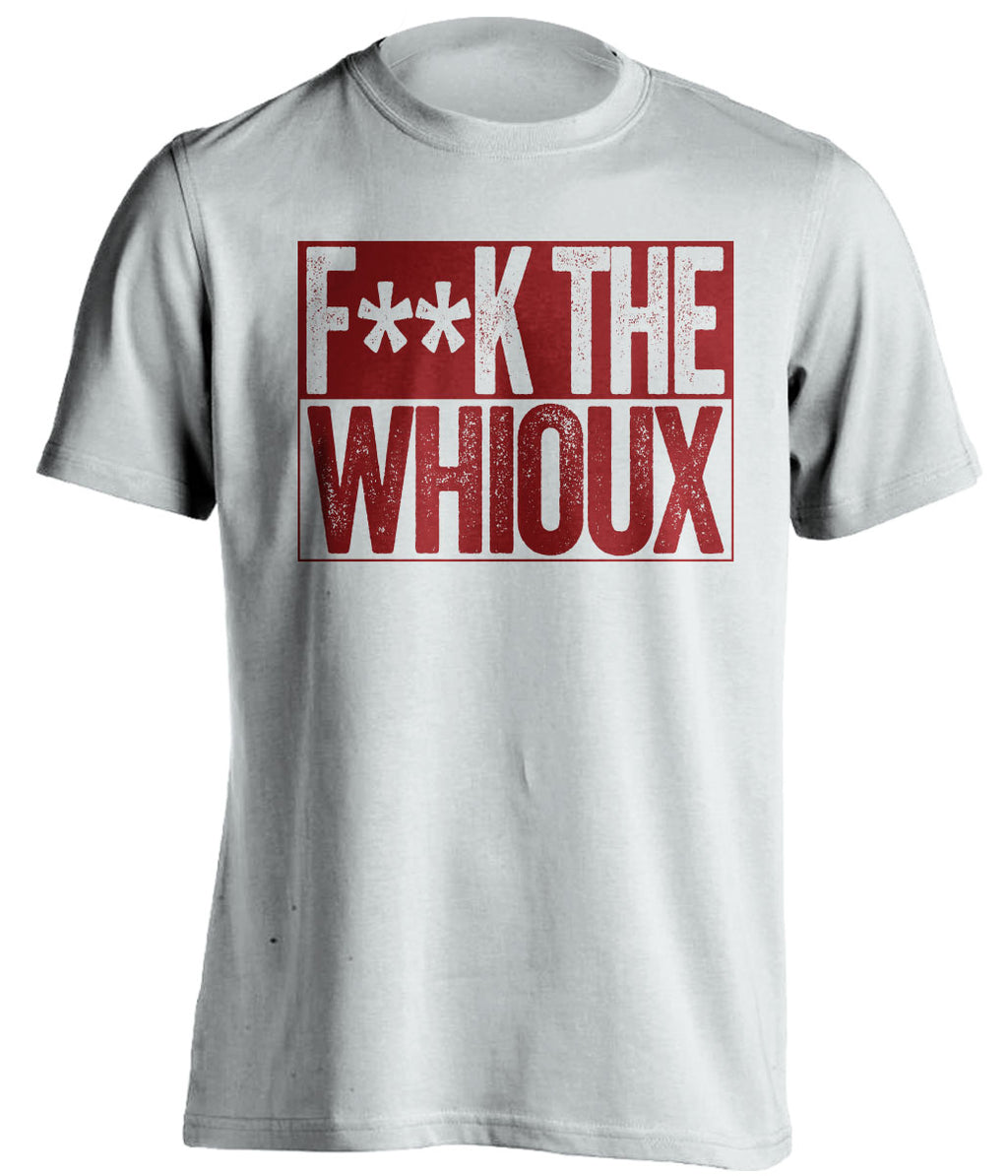 fuck the whioux censored white shirt minnesota gophers fan