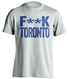 fuck toronto leafs buffalo sabres white tshirt censored